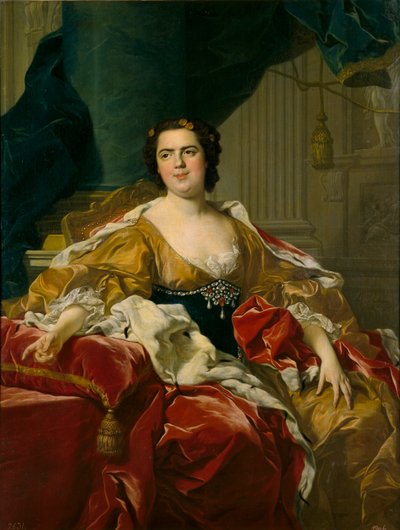 Luisa Isabel de Borbón, Frau von Don Felipe de Parma von Louis Michel van Loo